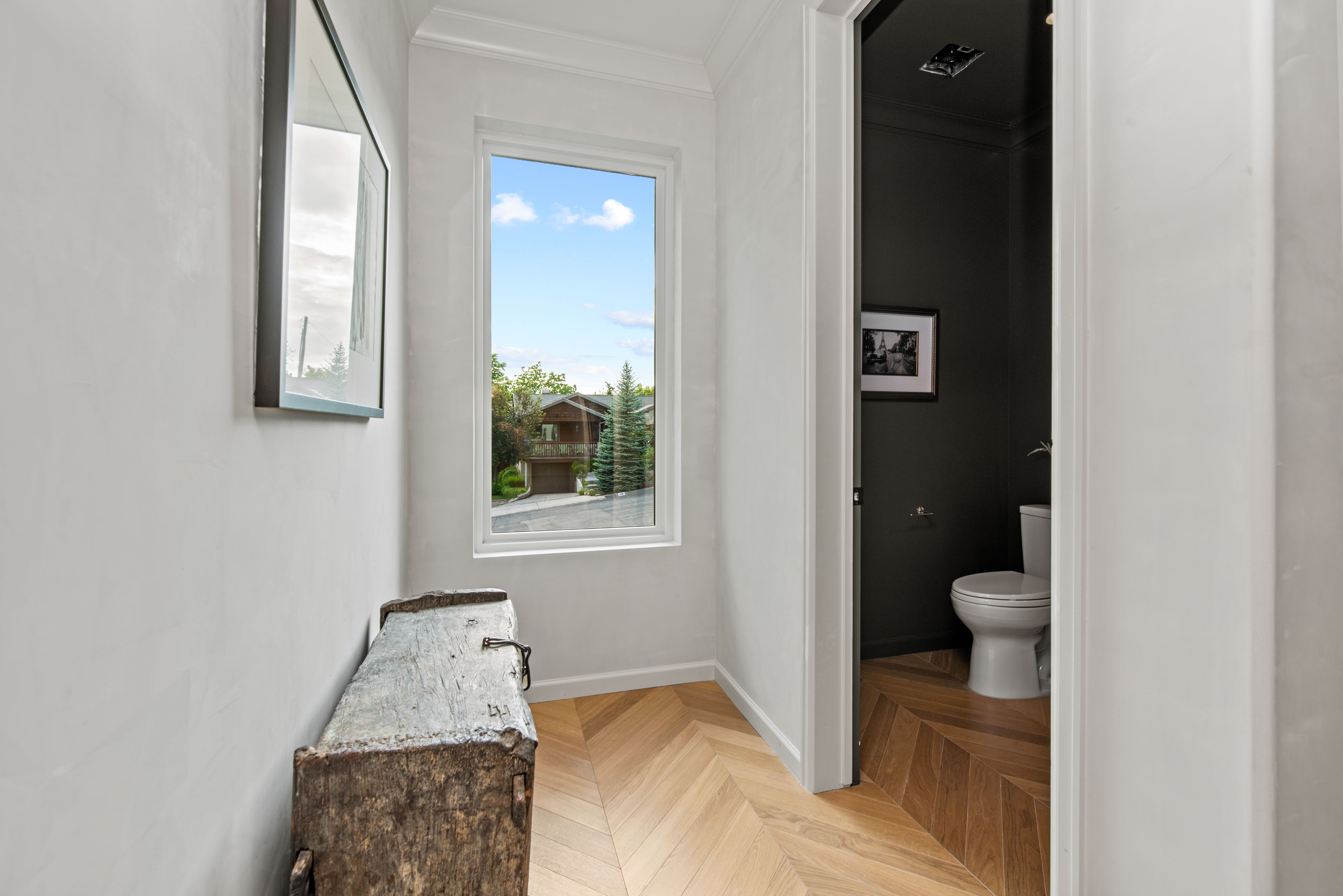 Main floor half bath