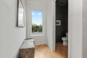 Main floor half bath