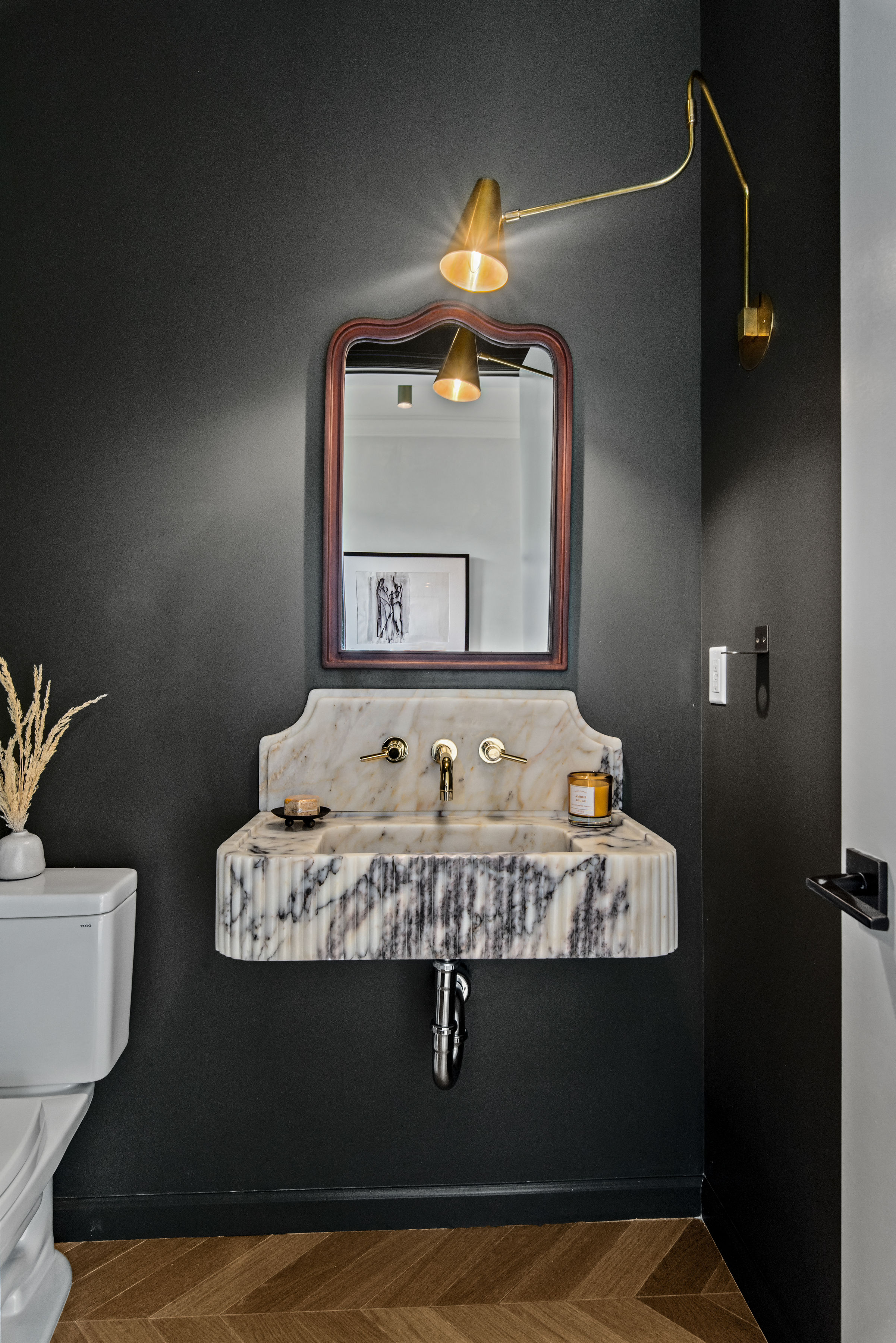 Main floor half bath
