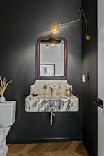 Main floor half bath