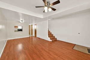 Peek through to the kitchen.