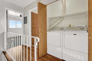 Washer and clothes dryer are included