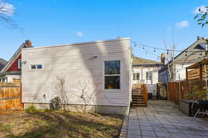 Back of property featuring a patio