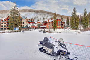 View of community with a mountain view