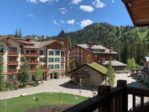 View of mountain background