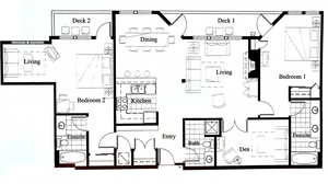 View of floor plan / room layout