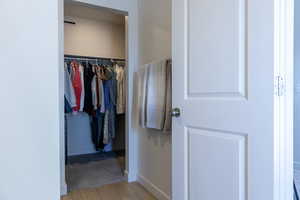 View of closet