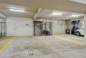 View of parking garage