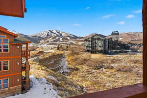 View of mountain background