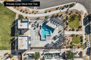 Private hot tub for Cole West Short Term Rentals.