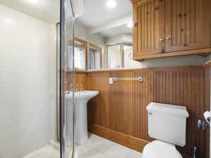 Basement bathroom