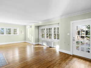 living room upon entering front door