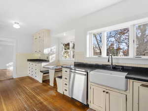 Updated with farm sink