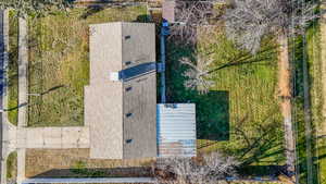 View from above of property