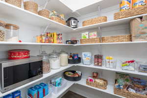 View of storage area