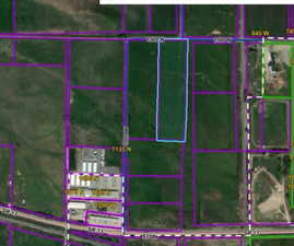 Map / location featuring property parcel outlined