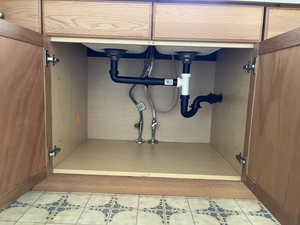 Under kitchen sink