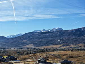View of mountain background