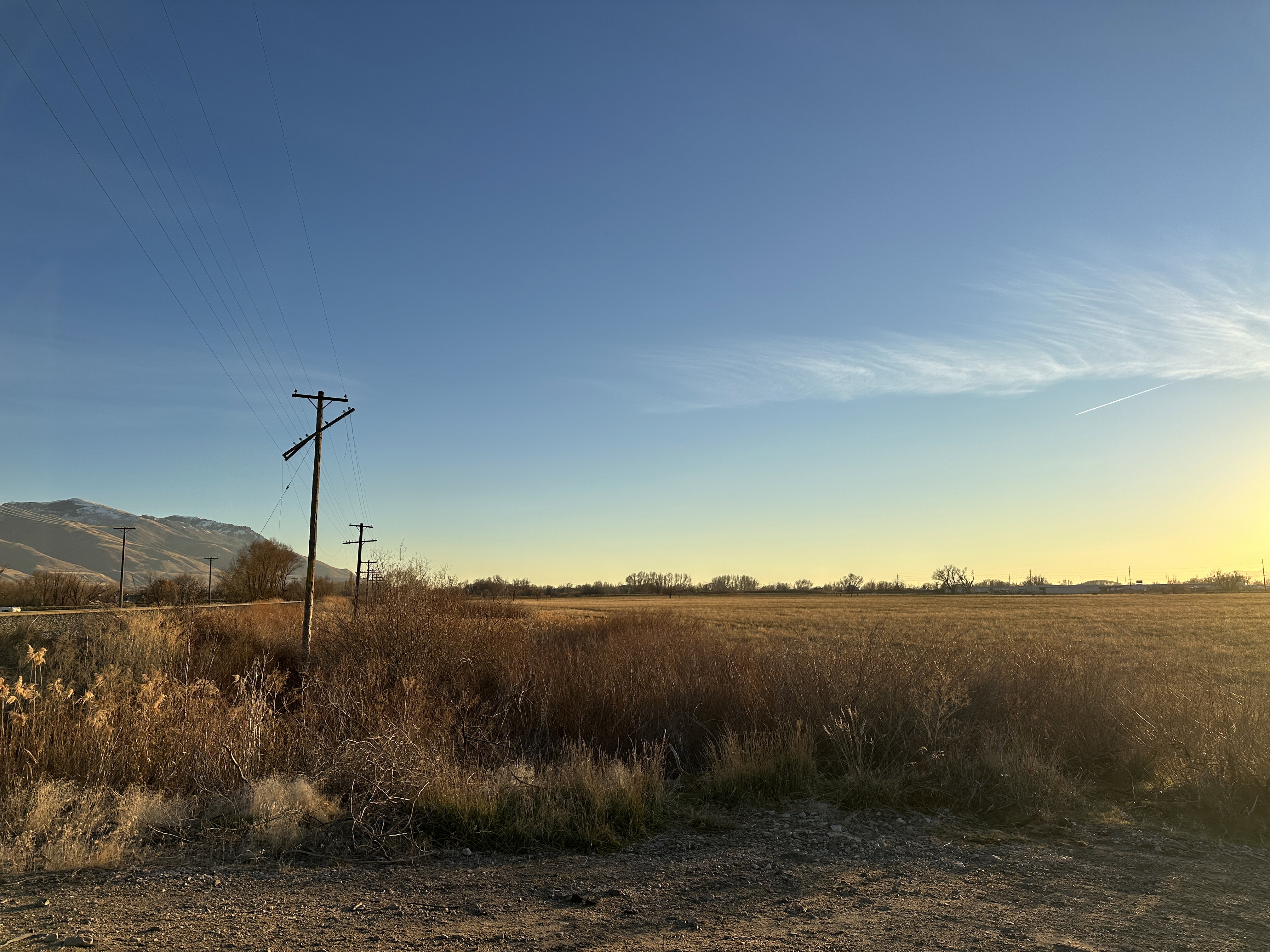 Railroad is on east border