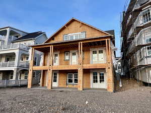 Rear view of property