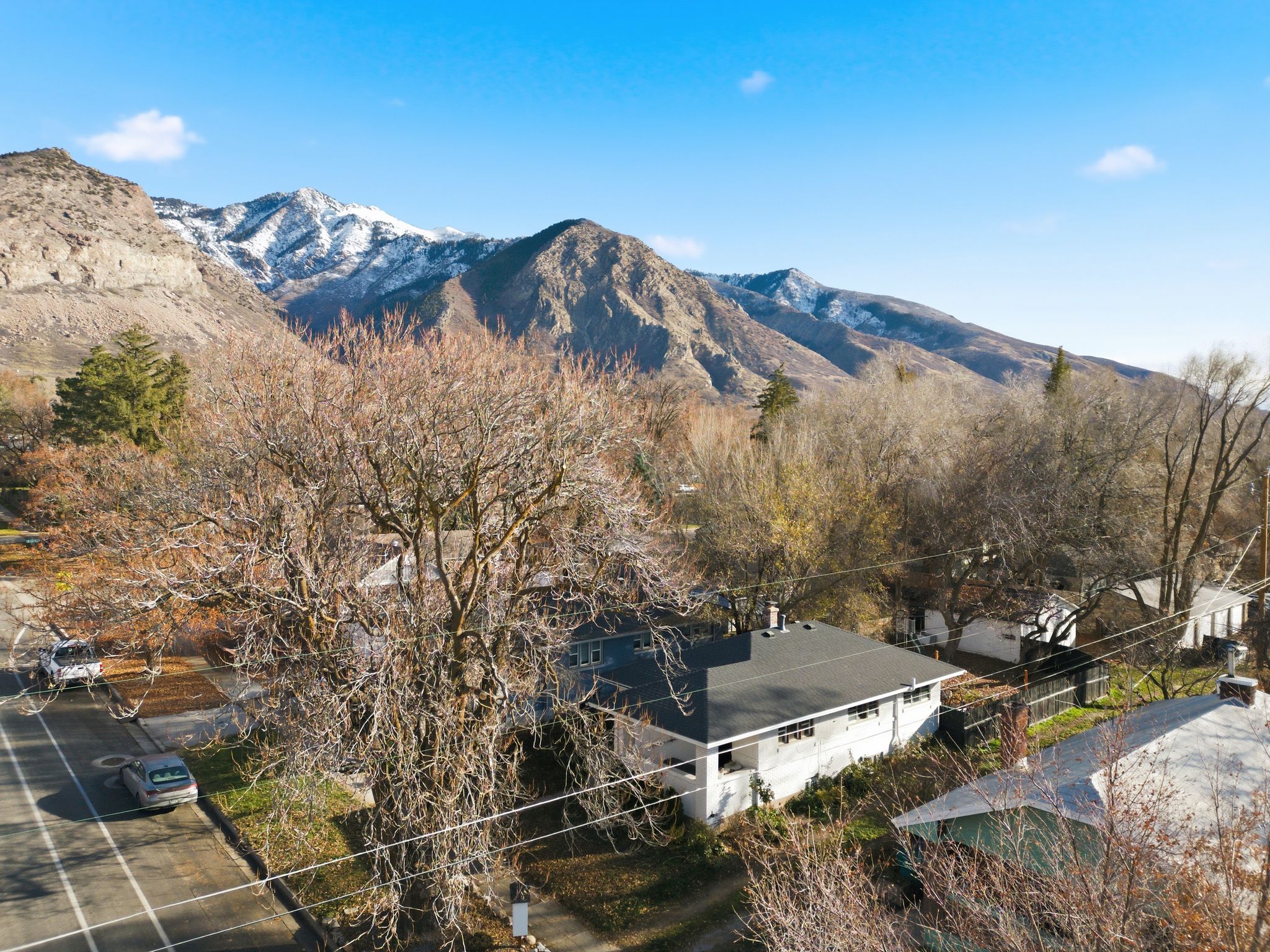 View of mountain background