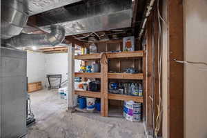 View of storage area