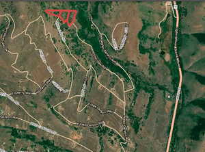 Aerial overview of property's location