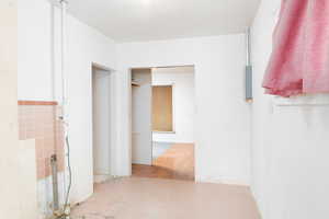 Laundry room area