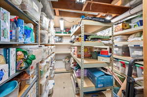 View of storage area