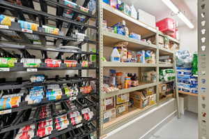 View of storage room