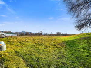 View of yard featuring a view of rural / pastoral area