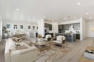 Picture of another home with the same floorplan.