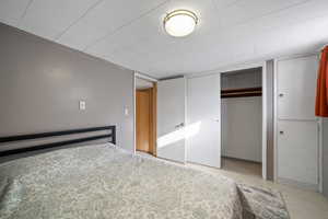 Unfurnished bedroom featuring a closet