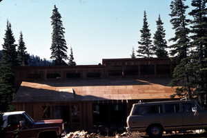 Rear view of condos that were once on the property