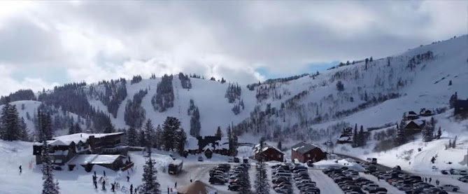 View of mountain background