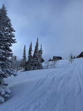 View of mountain background