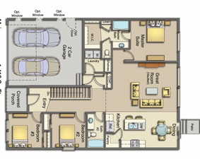 View of home floor plan