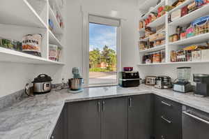 View of storage area