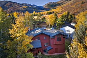 Bird's eye view of mountains