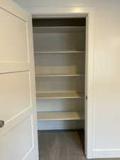 View of closet