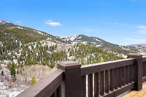 View of mountain background