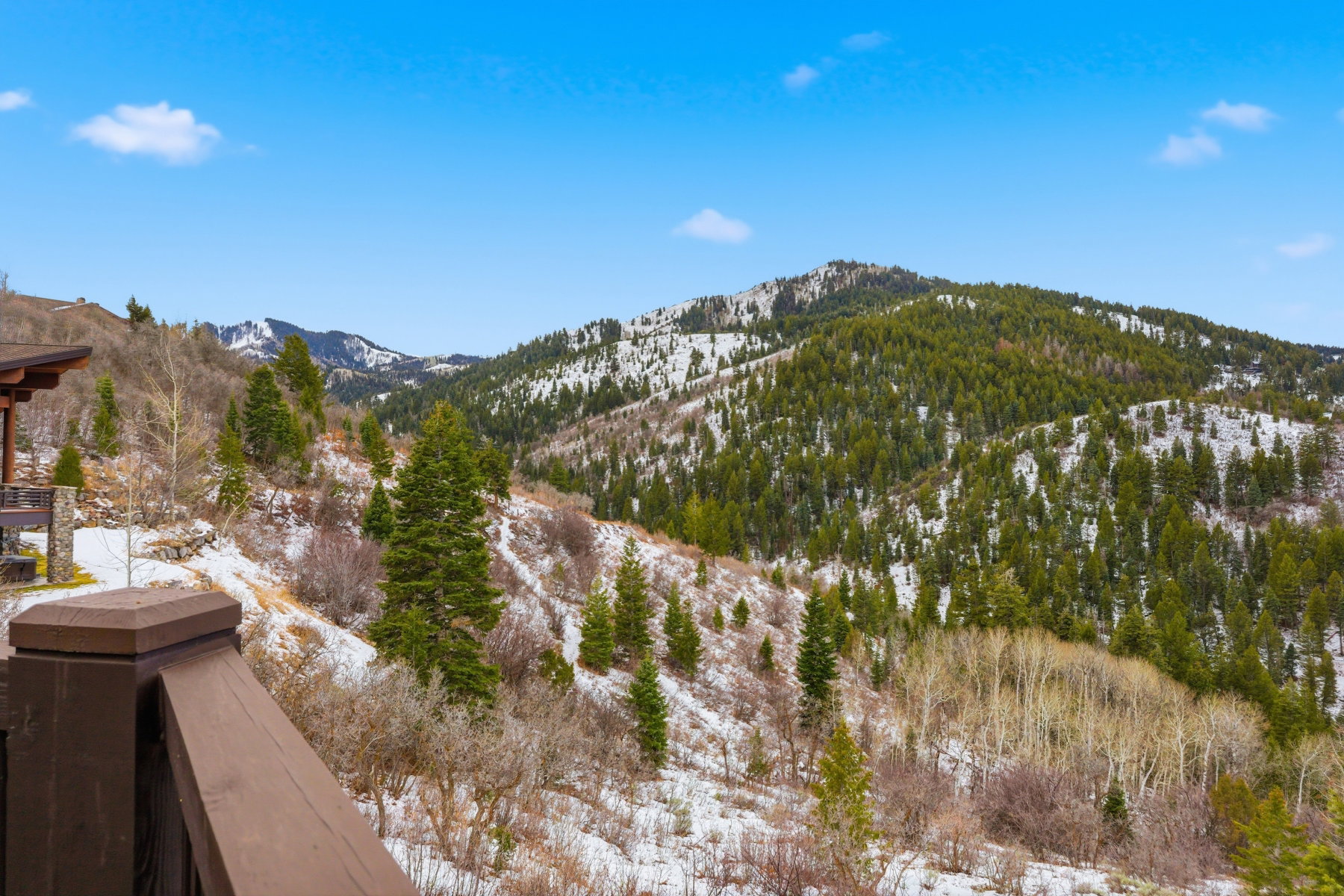 View of mountain backdrop