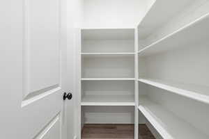 View of storage area