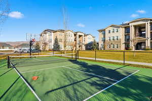 View of sport court with a pickleball court