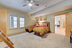 Bedroom 2 with ensuite full bathroom