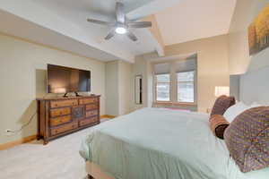 Spacious master bedroom with ensuite bathroom