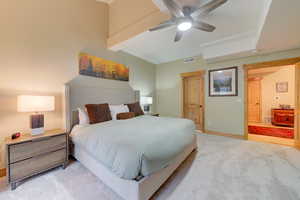 Spacious master bedroom with ensuite bathroom