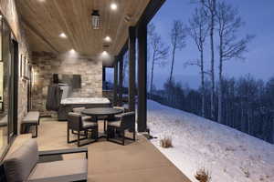 View of patio / terrace featuring outdoor dining space