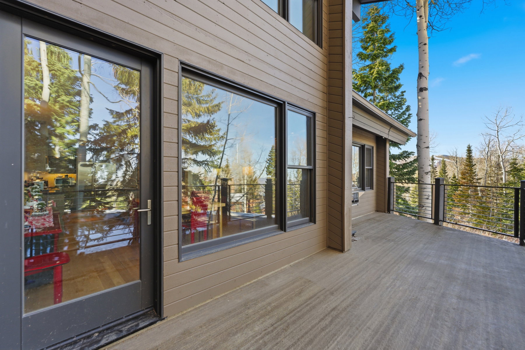 View of deck