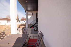 View of patio / terrace with outdoor dining area